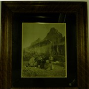 Cover image of [3 unidentified men in front of unidentified mountain]